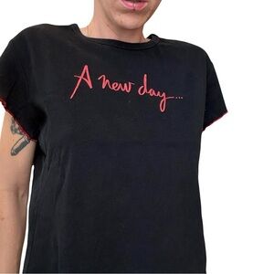 Céline Dion “A New Day…” Tour Tee – Black w/ Red Stitching